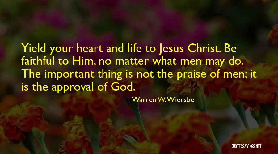 Life W/ God Quotes By Warren W. Wiersbe Life W/ God Quotes By Warren W. Wiersbe