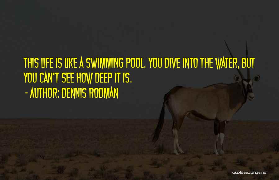 Life Water Quotes By Dennis Rodman