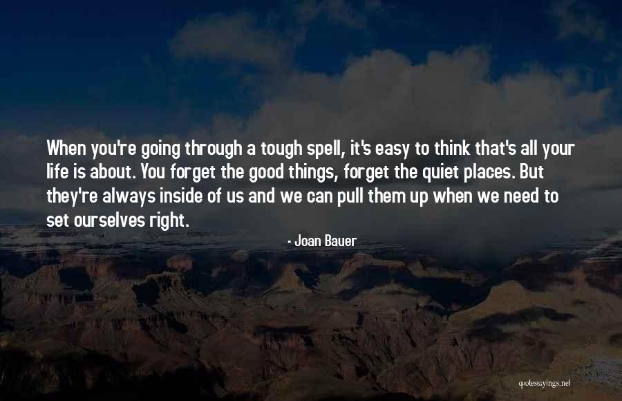 Life When It's Tough Quotes By Joan Bauer