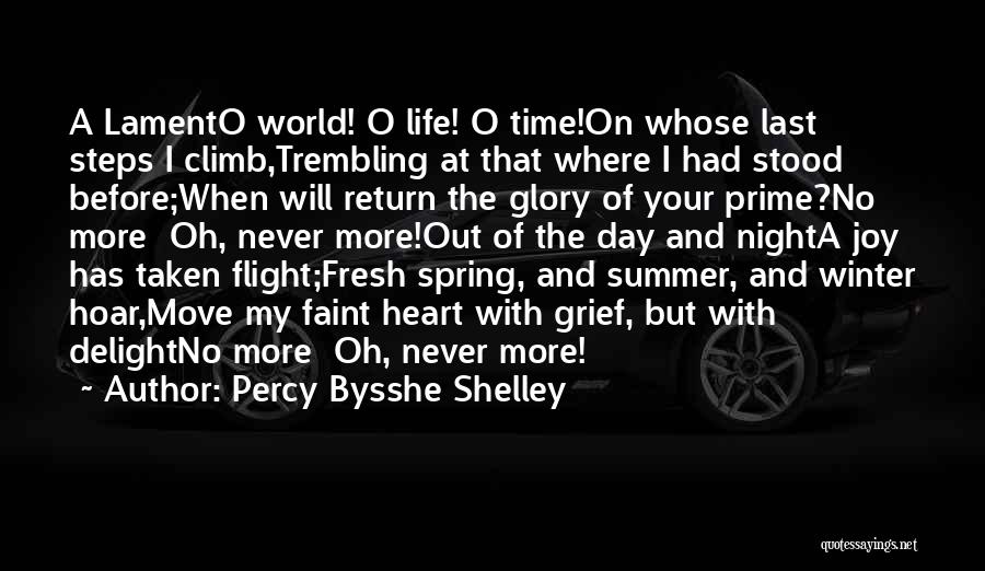 Life Will Move On Quotes By Percy Bysshe Shelley