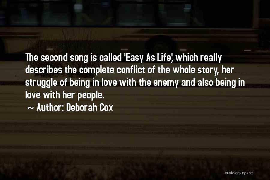 Life With Struggle Quotes By Deborah Cox