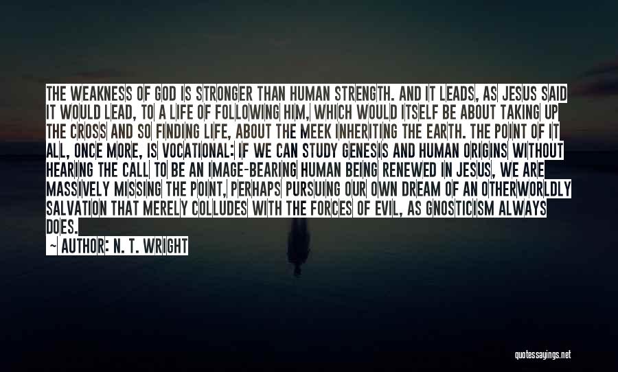 Life Without A Dream Quotes By N. T. Wright