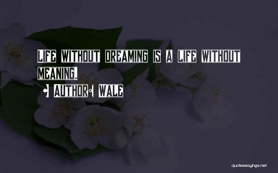 Life Without A Dream Quotes By Wale