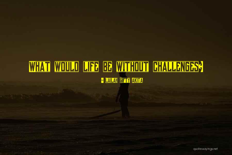 Life Without Challenges Quotes By Lailah Gifty Akita