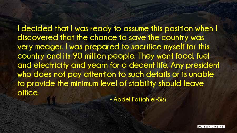 Life Without Electricity Quotes By Abdel Fattah El-Sisi