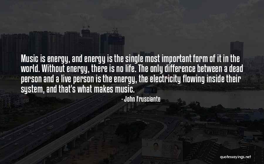 Life Without Electricity Quotes By John Frusciante