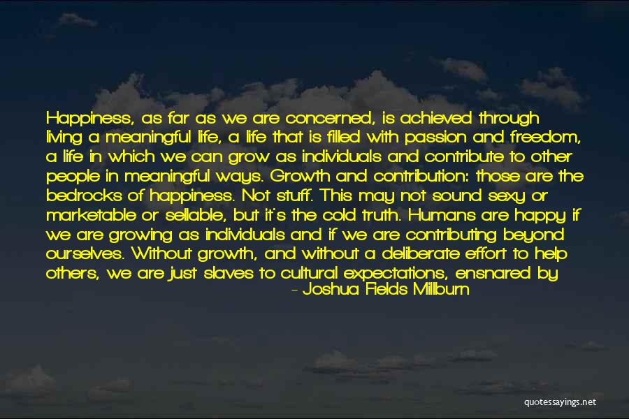 Life Without Freedom Quotes By Joshua Fields Millburn Life Without Freedom Quotes By Joshua Fields Millburn