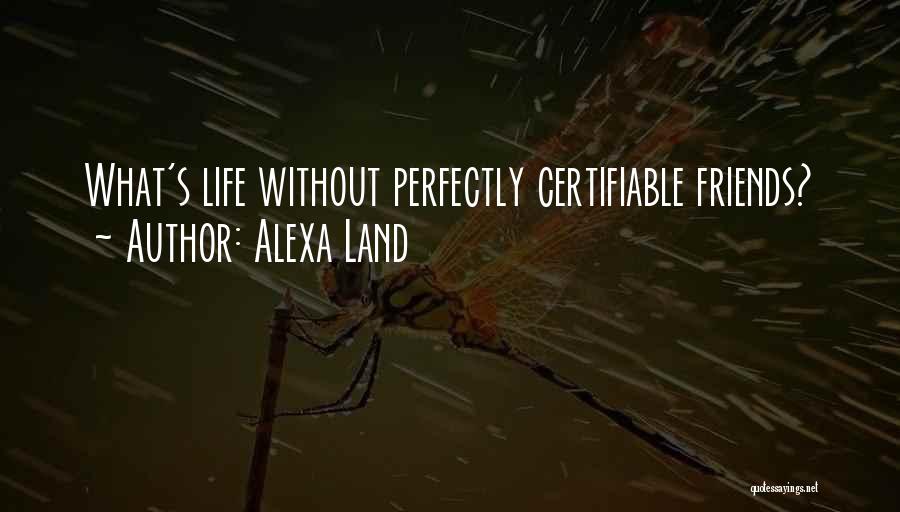 Life Without Friends Quotes By Alexa Land