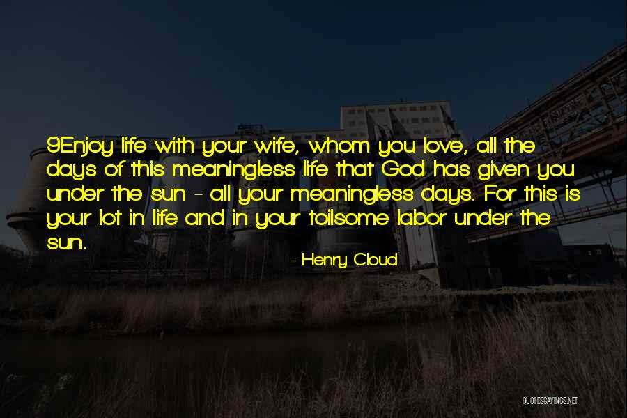 Life Without God Is Meaningless Quotes By Henry Cloud