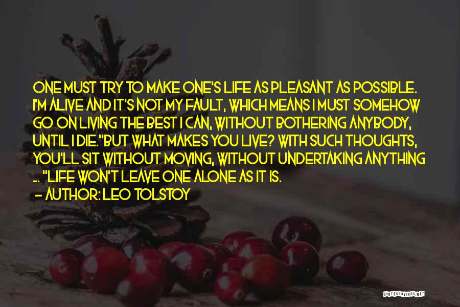 Life Without Meaning Quotes By Leo Tolstoy