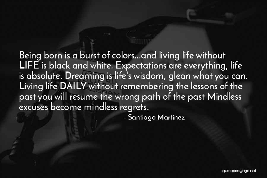 Life Without Regrets Quotes By Santiago Martinez Life Without Regrets Quotes By Santiago Martinez