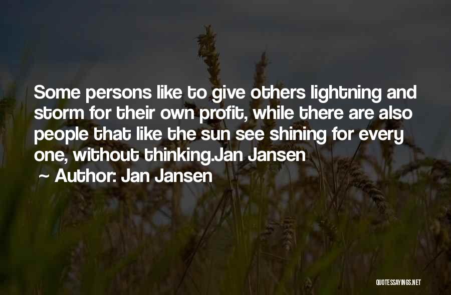 Life Without Sun Quotes By Jan Jansen