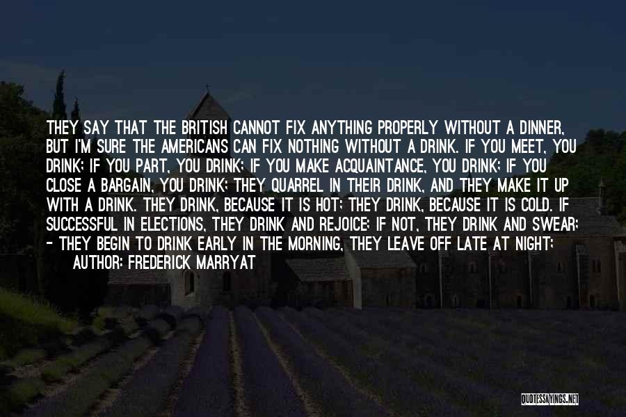 Life Without Water Quotes By Frederick Marryat