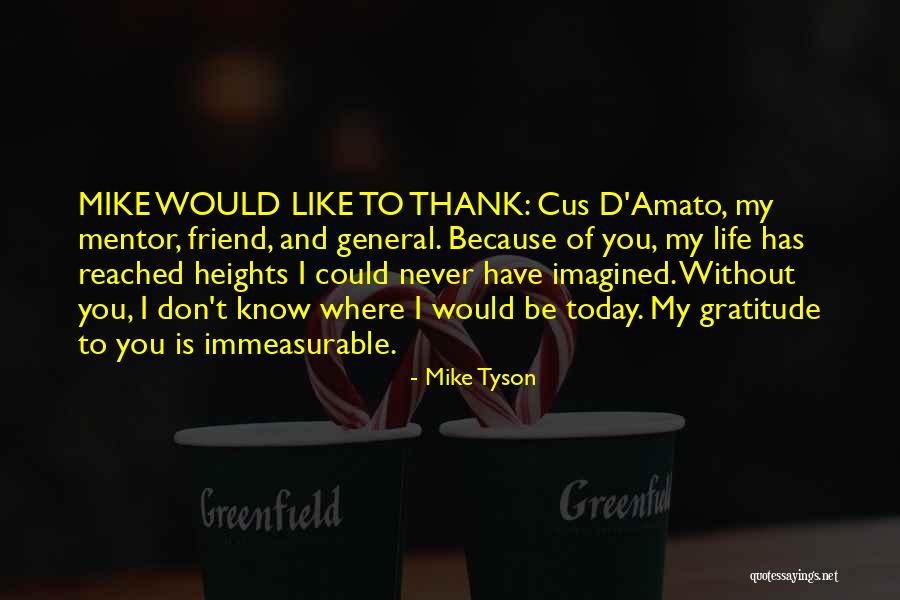 Life Without You Is Like Quotes By Mike Tyson Life Without You Is Like Quotes By Mike Tyson