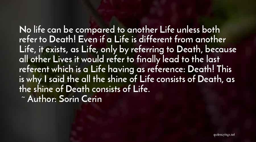 Life Would Be Different Quotes By Sorin Cerin