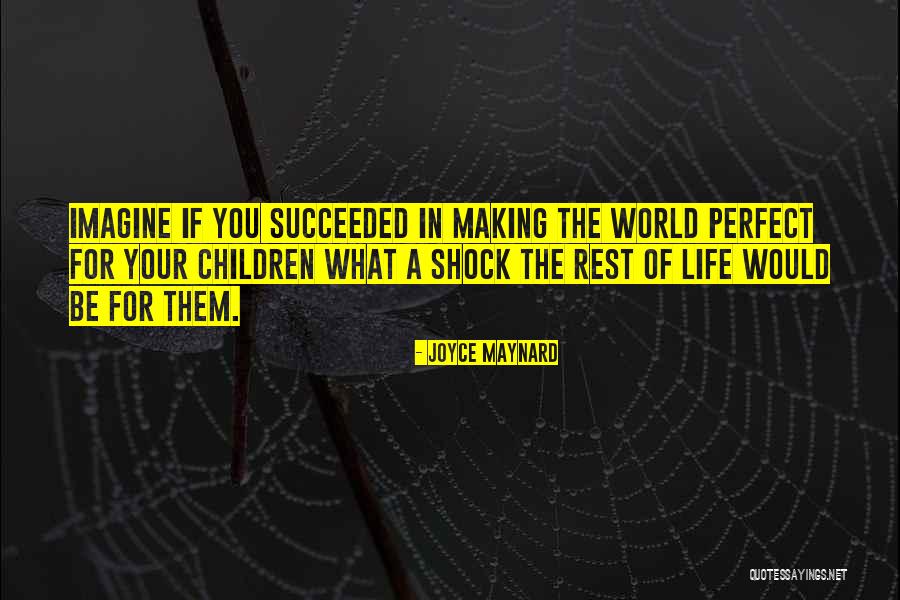 Life Would Be Perfect Quotes By Joyce Maynard Life Would Be Perfect Quotes By Joyce Maynard