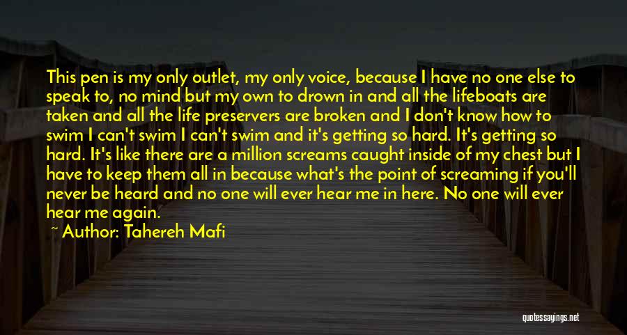 Lifeboats Quotes By Tahereh Mafi