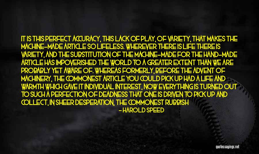 Lifeless In Life Quotes By Harold Speed Lifeless In Life Quotes By Harold Speed