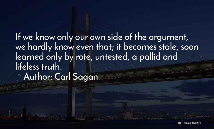 Lifeless Quotes By Carl Sagan