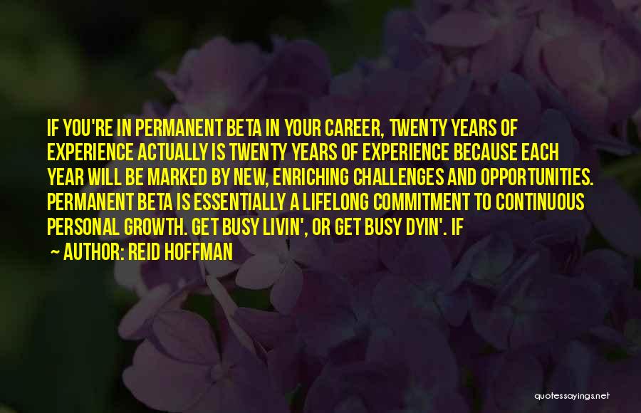 Lifelong Commitment Quotes By Reid Hoffman
