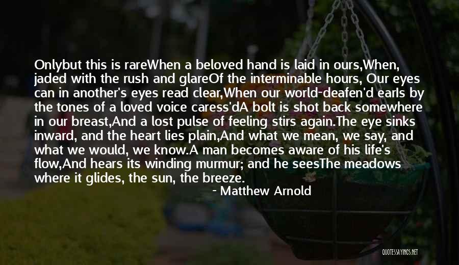 Life's A Breeze Quotes By Matthew Arnold Life's A Breeze Quotes By Matthew Arnold