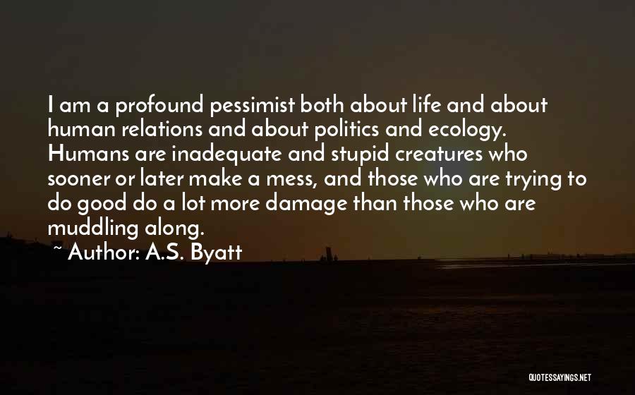 Life's A Mess Quotes By A.S. Byatt