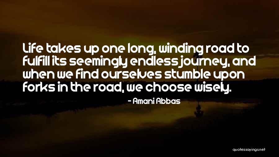 Life's An Endless Journey Quotes By Amani Abbas Life's An Endless Journey Quotes By Amani Abbas
