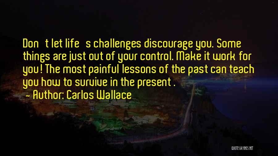 Life's Challenges Quotes By Carlos Wallace