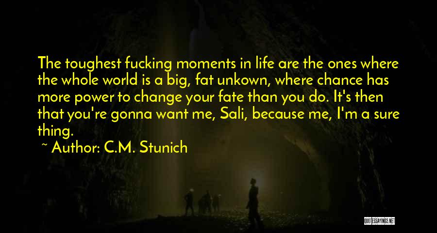 Life's Gonna Change Quotes By C.M. Stunich