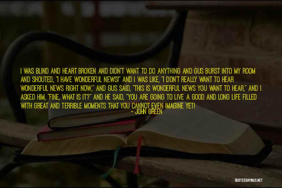 Life's Great Moments Quotes By John Green