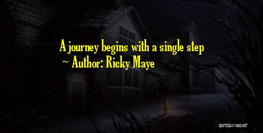 Life's Journey Christian Quotes By Ricky Maye