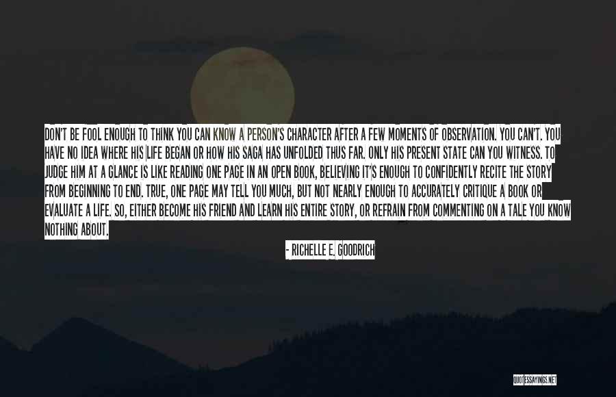 Life's Like A Book Quotes By Richelle E. Goodrich Life's Like A Book Quotes By Richelle E. Goodrich