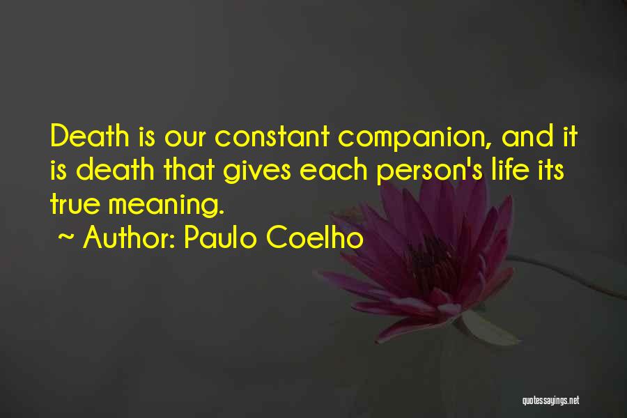 Life's Meaning Quotes By Paulo Coelho