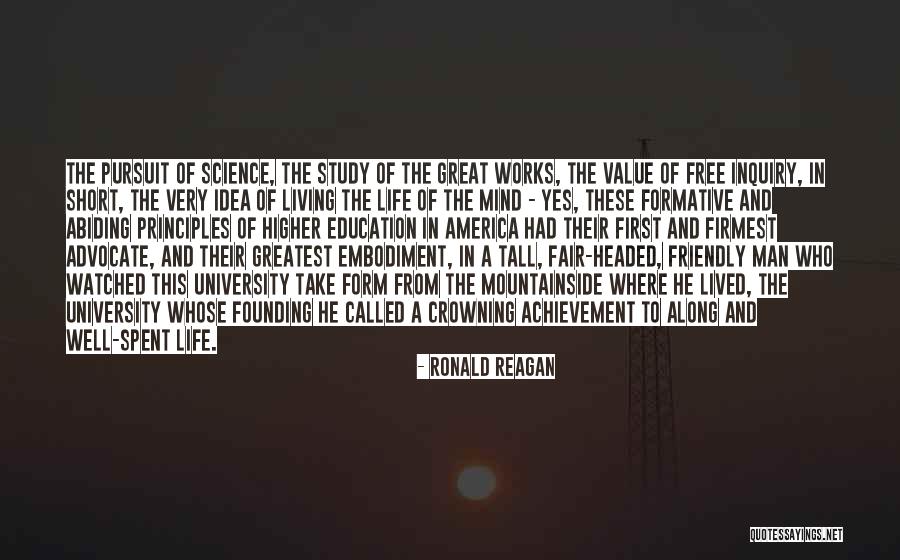 Life's Short Live It Up Quotes By Ronald Reagan