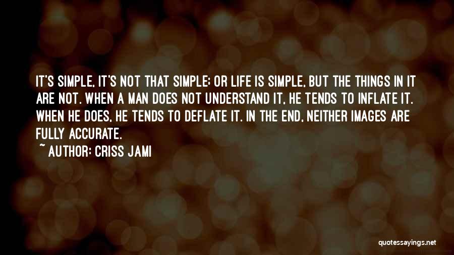 Life's Simple Things Quotes By Criss Jami