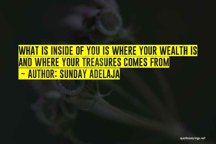 Life's Treasures Quotes By Sunday Adelaja
