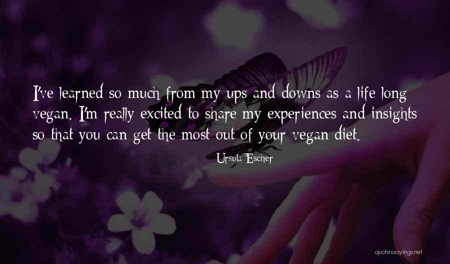 Life's Ups And Downs Quotes By Ursula Escher Life's Ups And Downs Quotes By Ursula Escher
