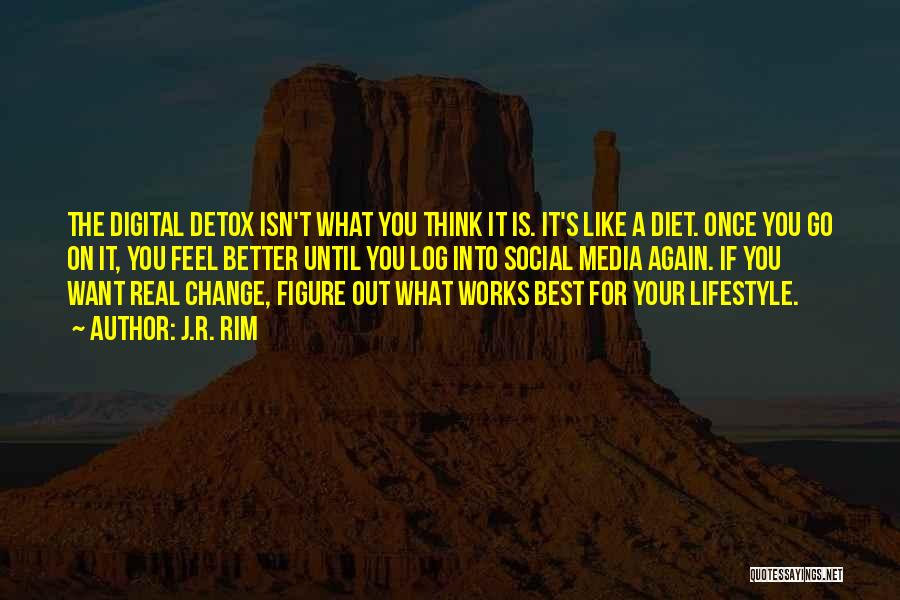 Lifestyle Change Quotes By J.R. Rim