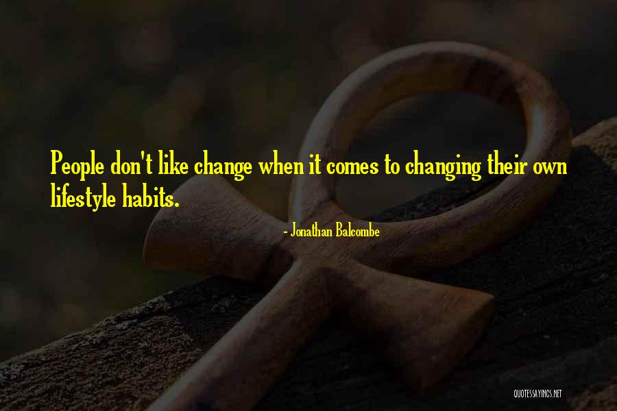 Lifestyle Change Quotes By Jonathan Balcombe