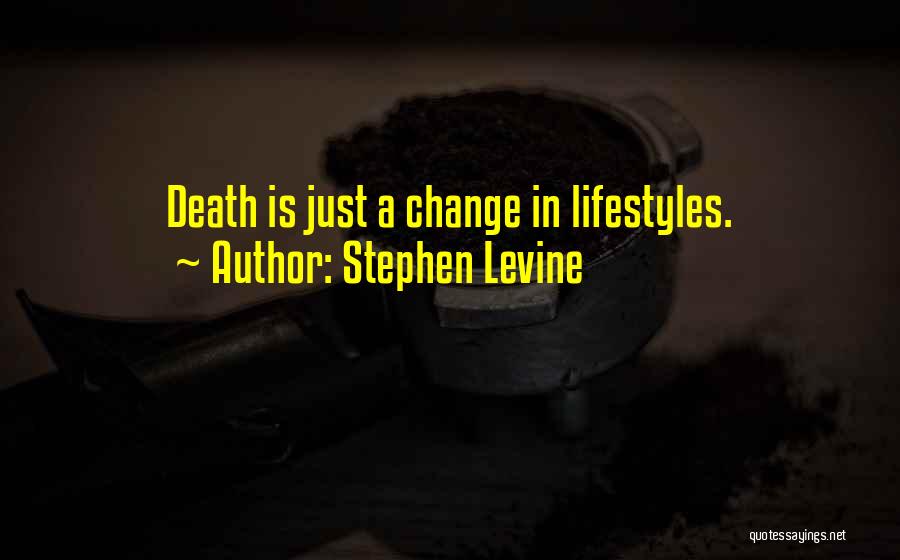 Lifestyle Change Quotes By Stephen Levine