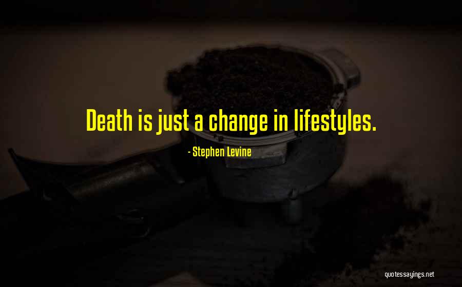 Lifestyle Change Quotes By Stephen Levine