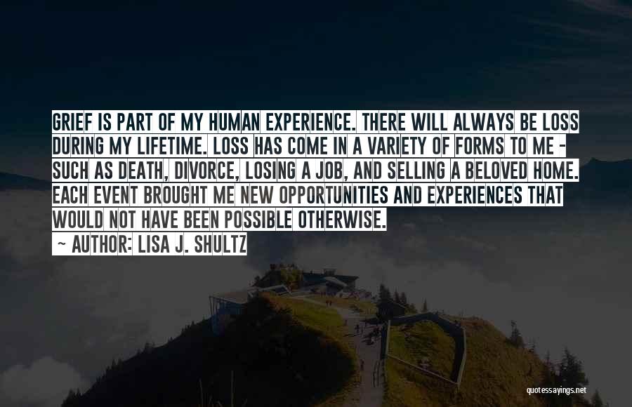 Lifetime Experiences Quotes By Lisa J. Shultz