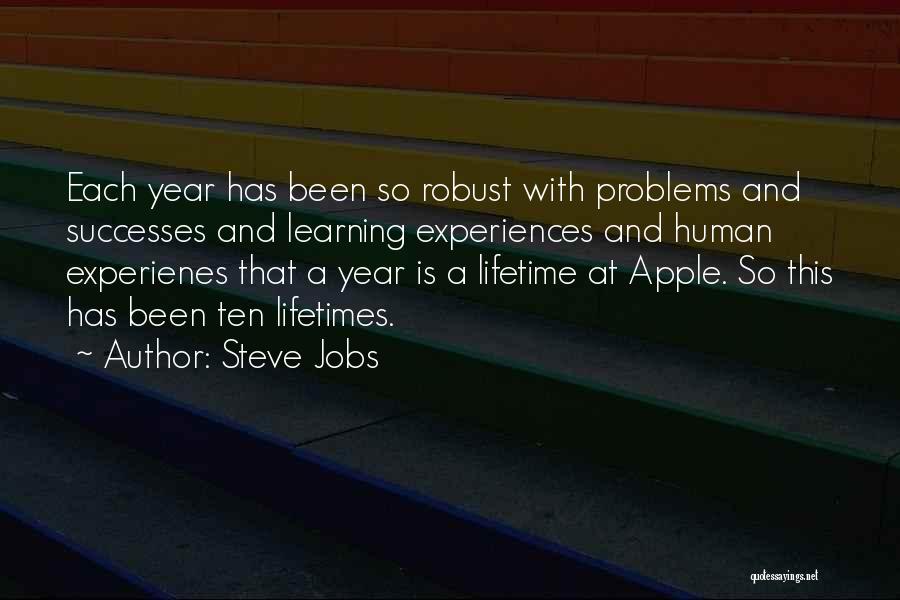 Lifetime Experiences Quotes By Steve Jobs