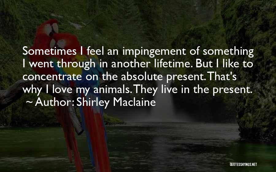 Lifetime Love Quotes By Shirley Maclaine