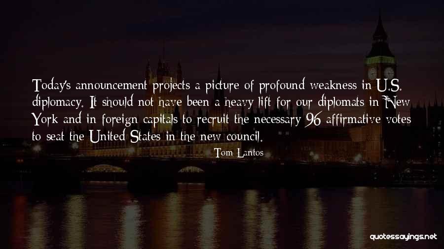 Lift Heavy Quotes By Tom Lantos Lift Heavy Quotes By Tom Lantos