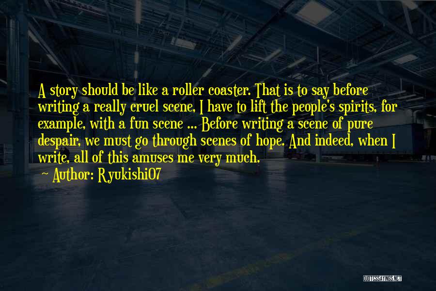 Lift My Spirits Quotes By Ryukishi07