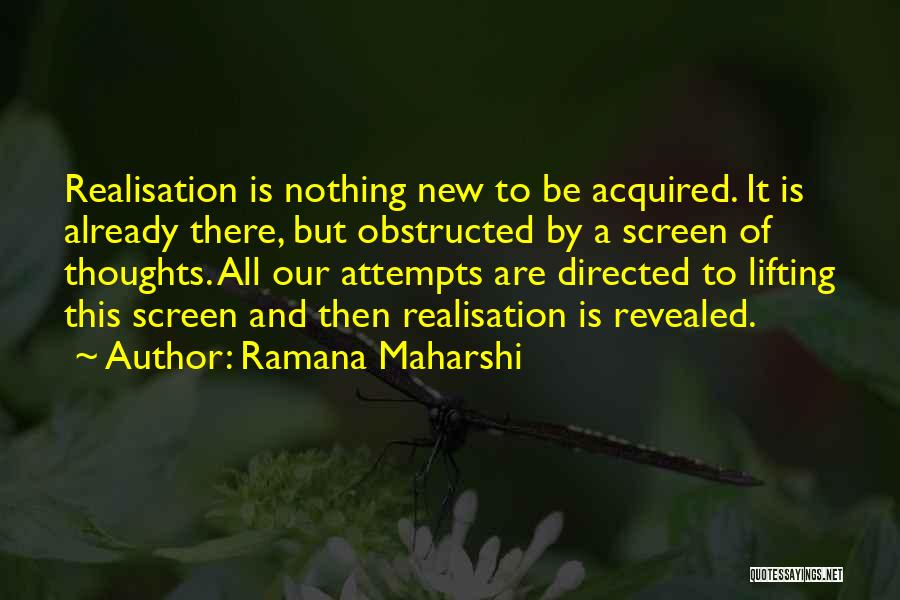 Lifting Quotes By Ramana Maharshi