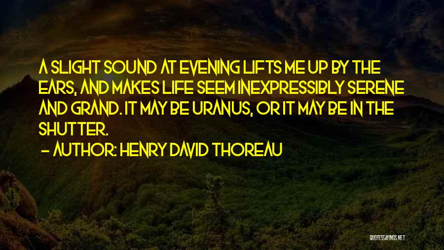 Lifts Quotes By Henry David Thoreau