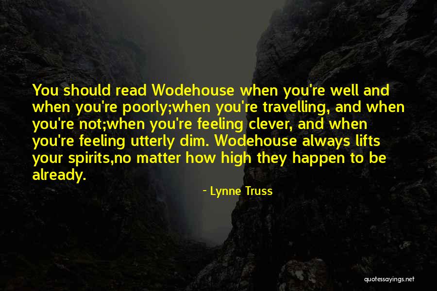 Lifts Quotes By Lynne Truss