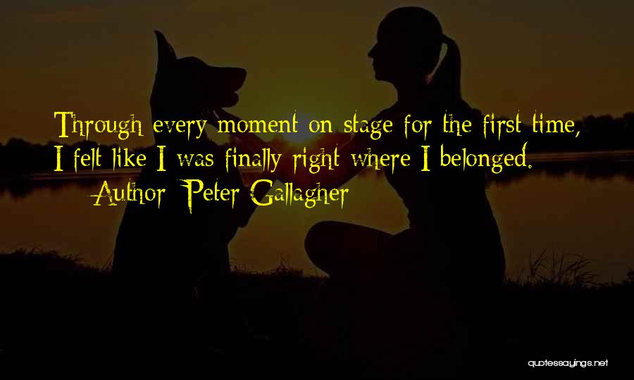 Ligeros Ropa Quotes By Peter Gallagher